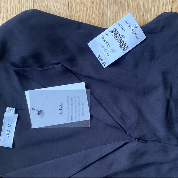 NWT A.L.C Pleated Midi Dress - Picture 4 of 5